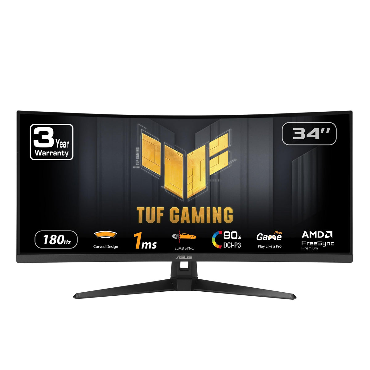 34 Inch 1440p 180Hz Ultrawide HDR Gaming Monitor M5387