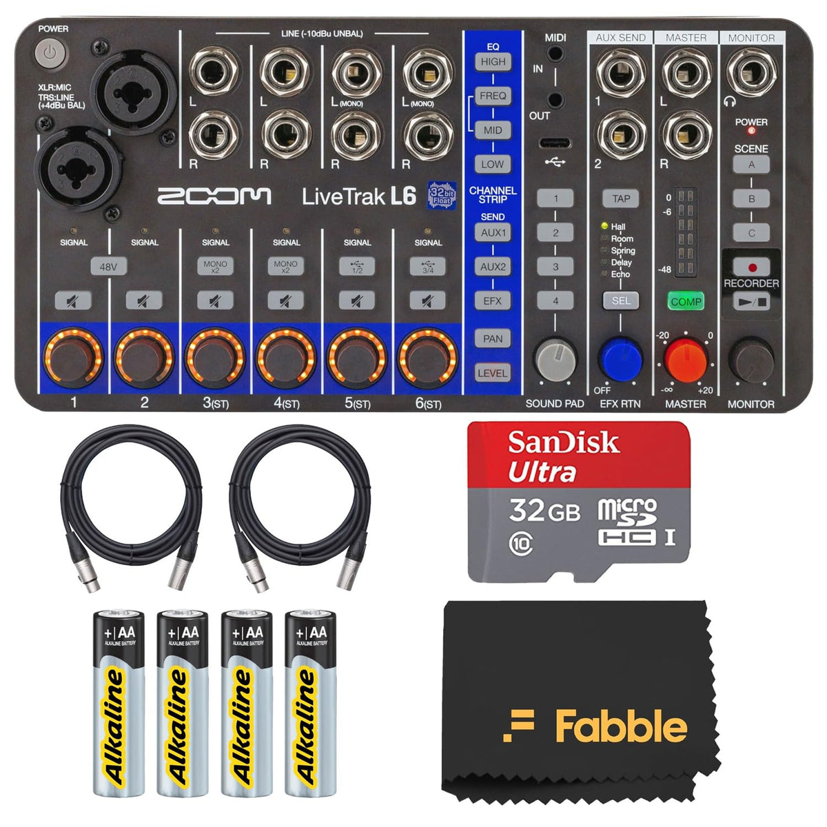 6-Channel Digital Mixer and Multitrack Recorder V31026