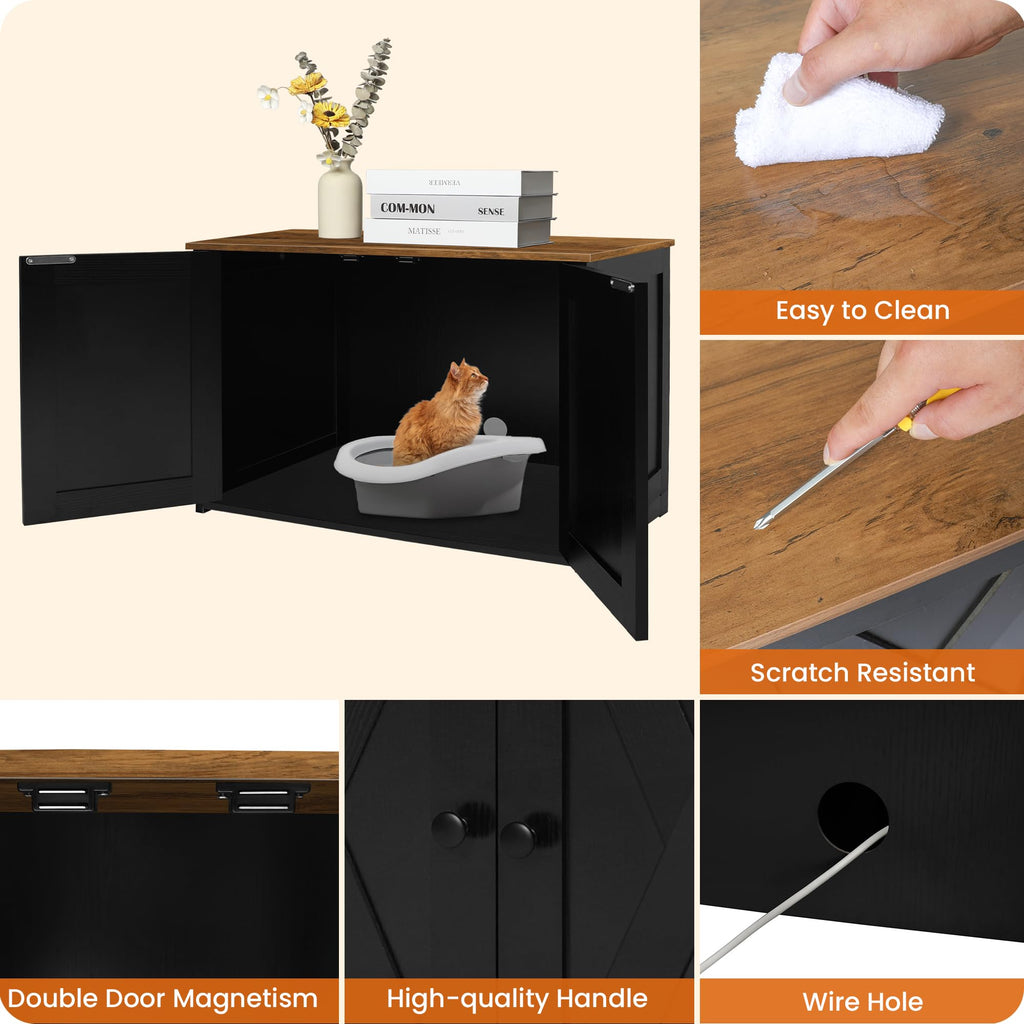 Cat Litter Box Enclosure F2132