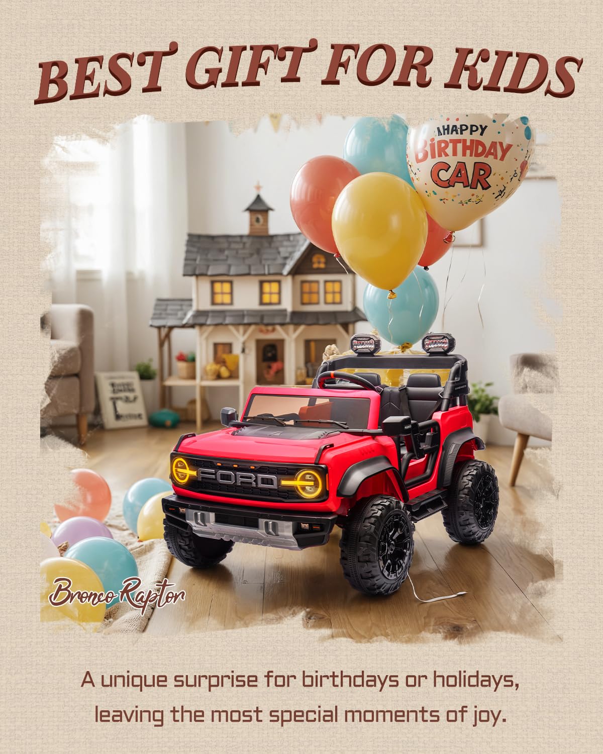 24V 2 Seater Kids Electric Ride on Truck with Remote Control U448