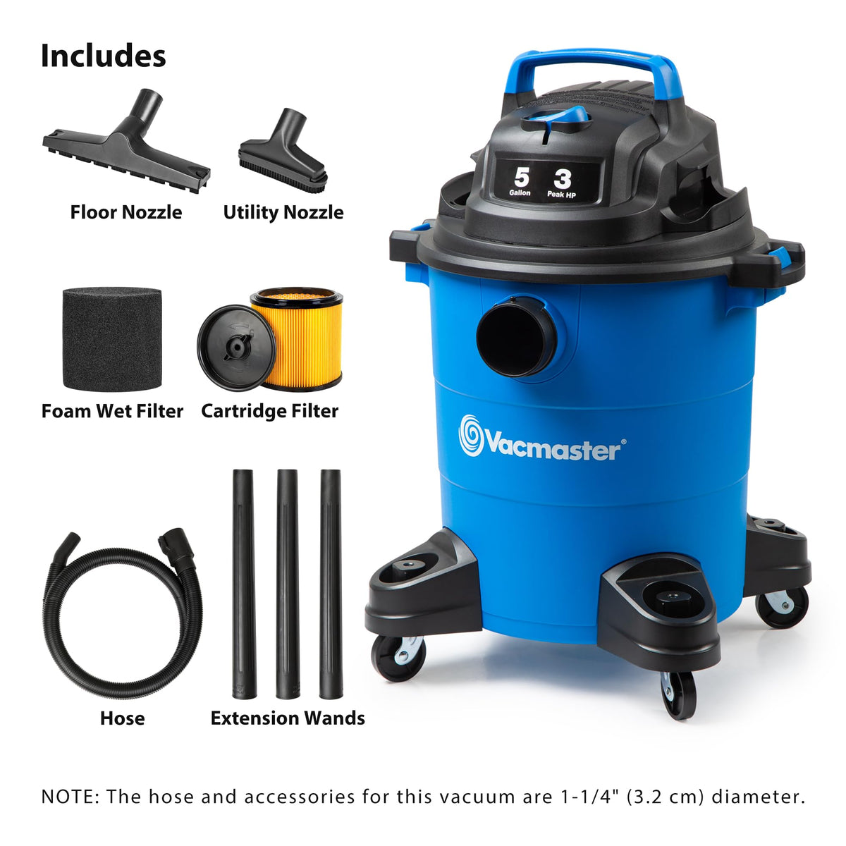 5-Gal Wet/Dry Vacuum T91528