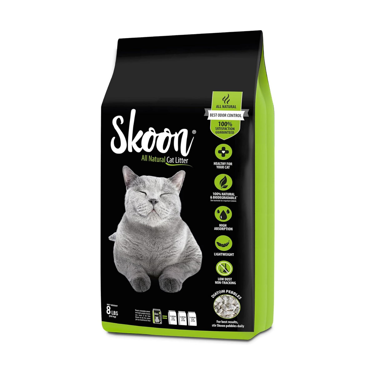 All Natural Unscented Cat Litter 8 lbs R698