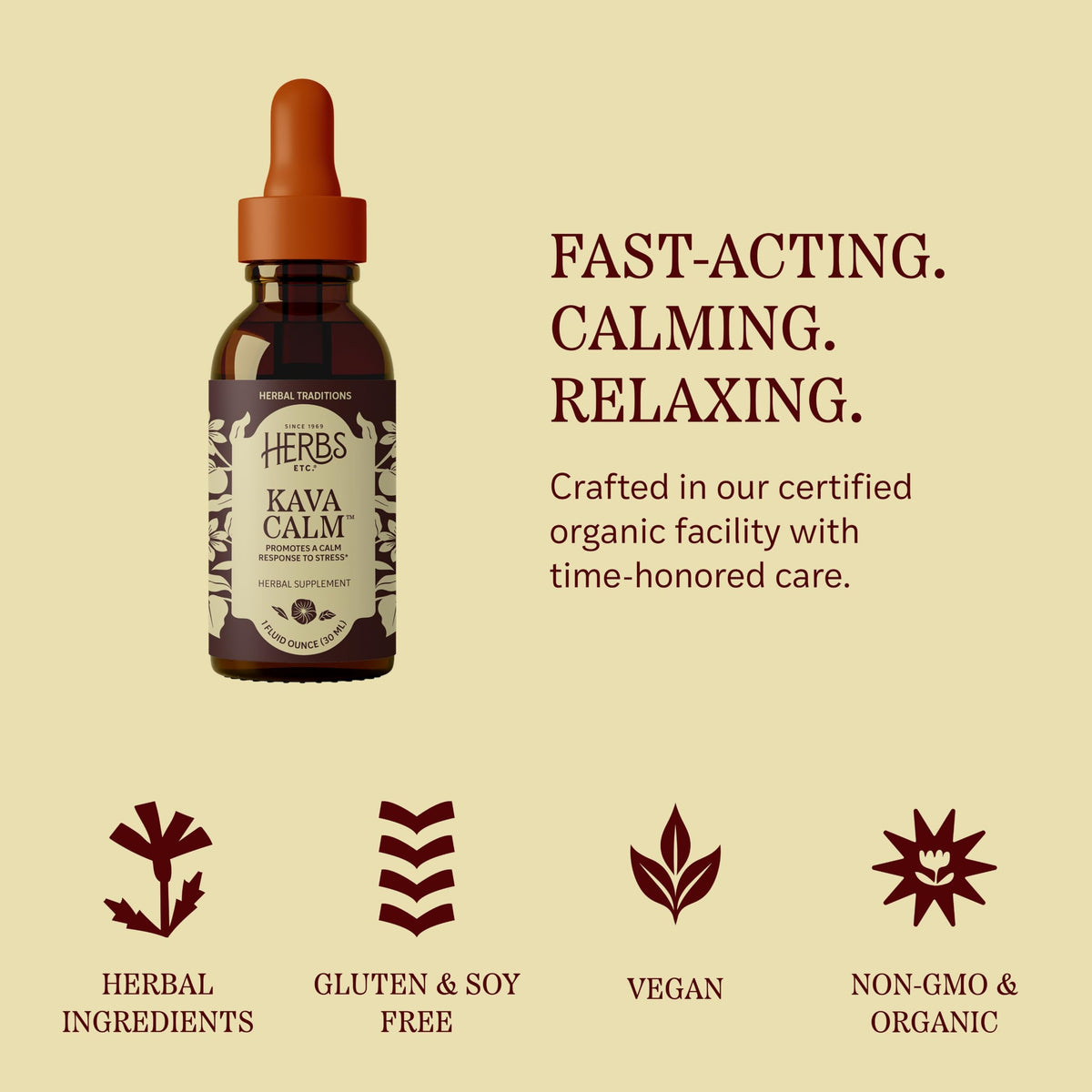 Kava Calm Liquid Extract 1 fl oz E36189