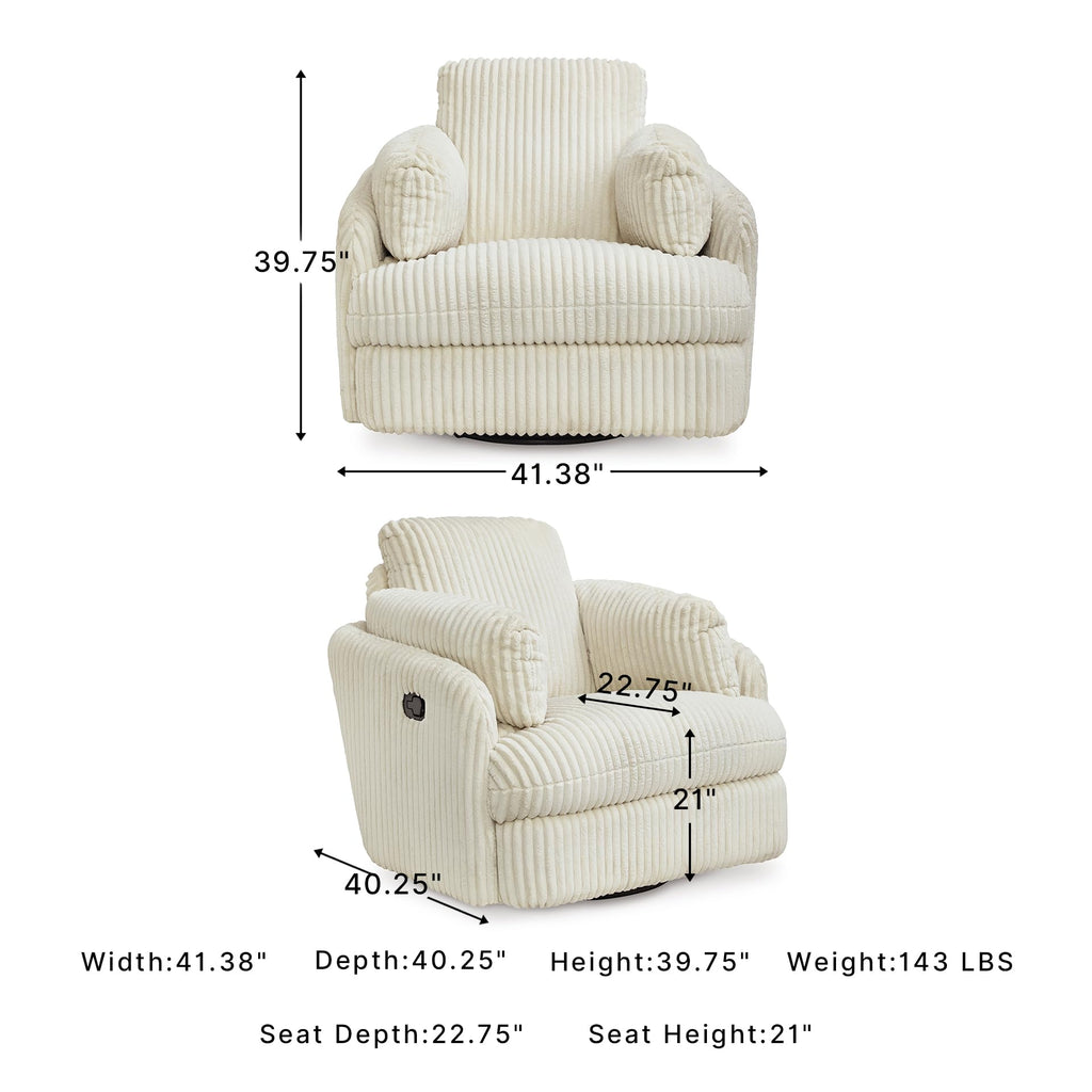 Oversized Swivel Glider Recliner K852