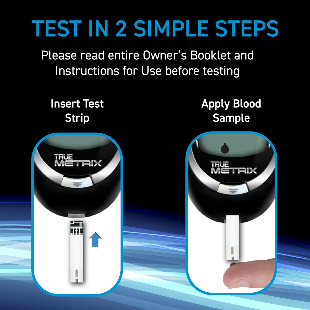 Blood Glucose Test Strips, 100 Count G745600