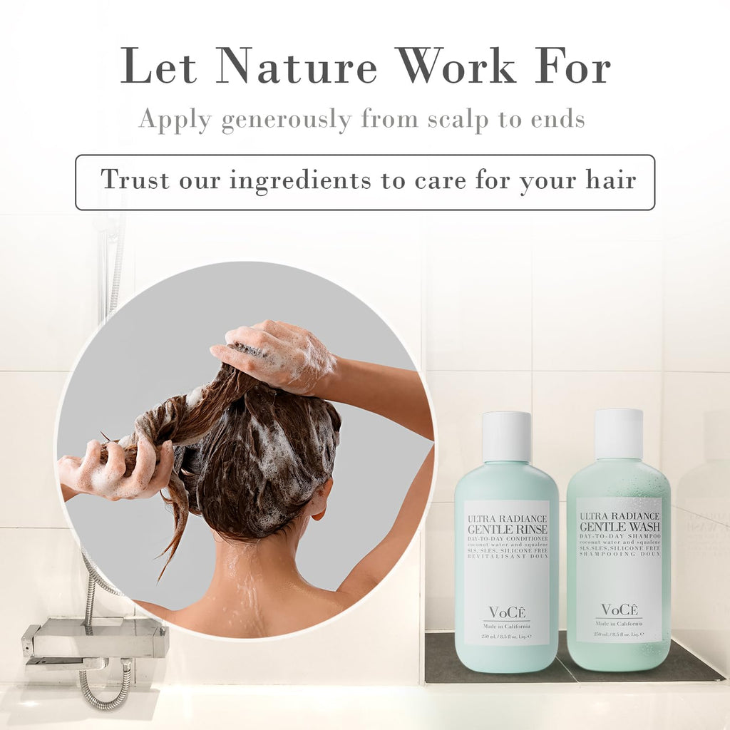 Gentle Shampoo & Conditioner Bundle 8.5 oz E601