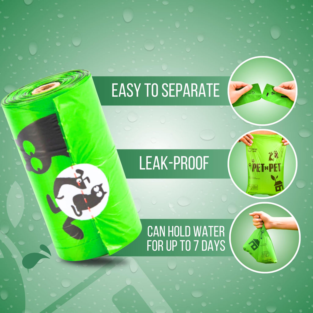 540 Count Plant Based Unscented Dog Poop Bags V333