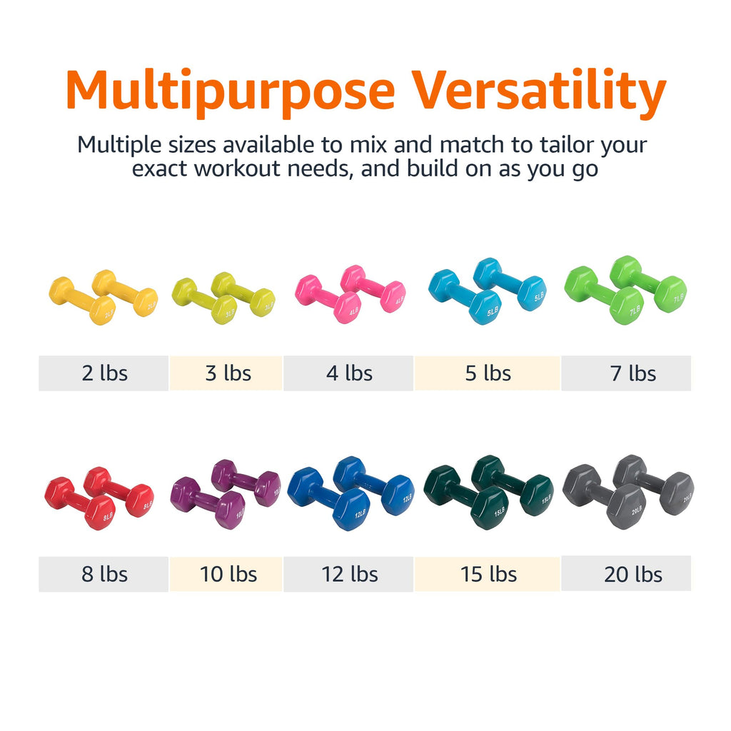 Vinyl Coated Dumbbell Hand Weights O657524