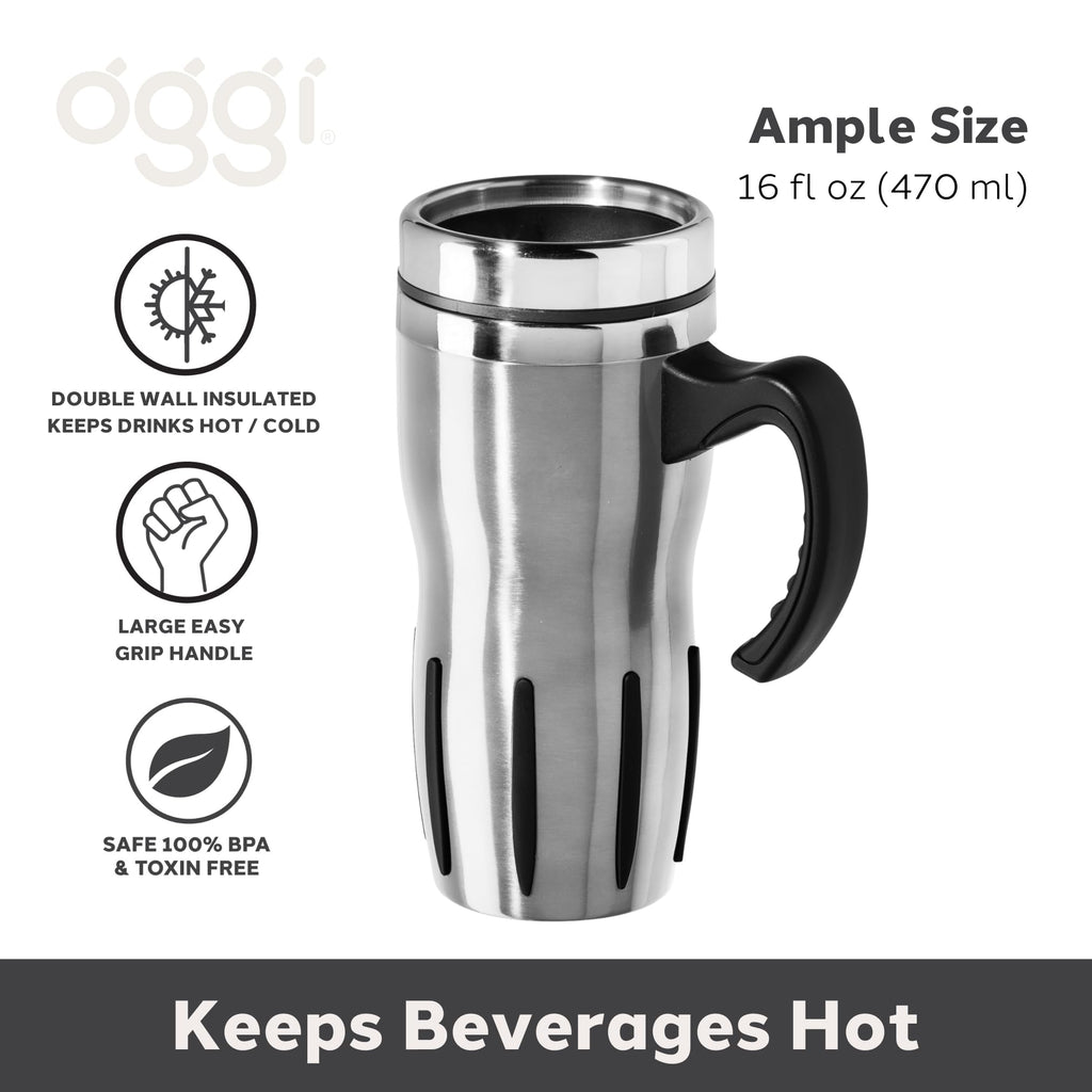 Stainless Steel Thermal Travel Mug 16oz C789463