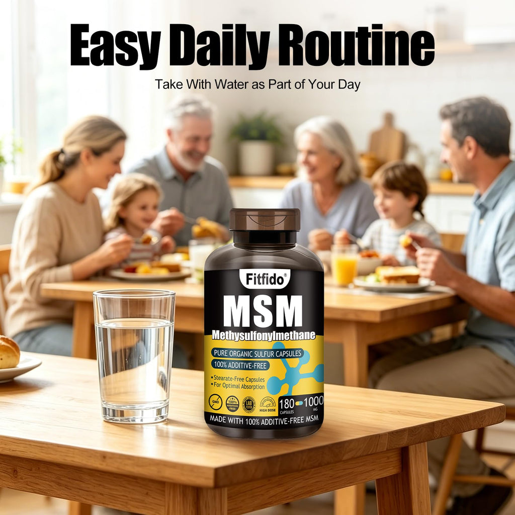 MSM Capsules 1000mg 180 Count H539