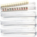 Set of 4 Clear Mahjong Racks with Pushers O9037