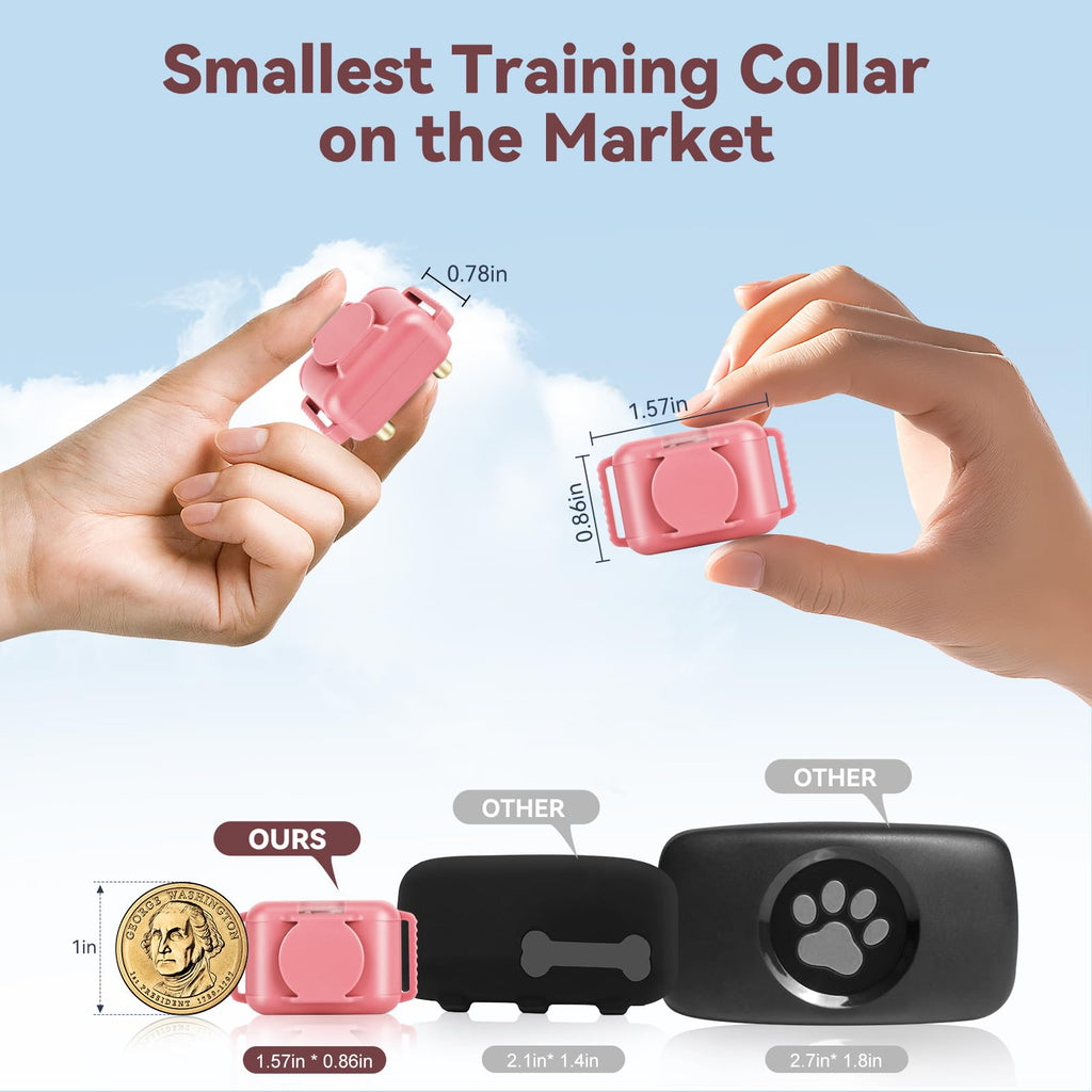 Pink Cat Shock Collar with Remote W470