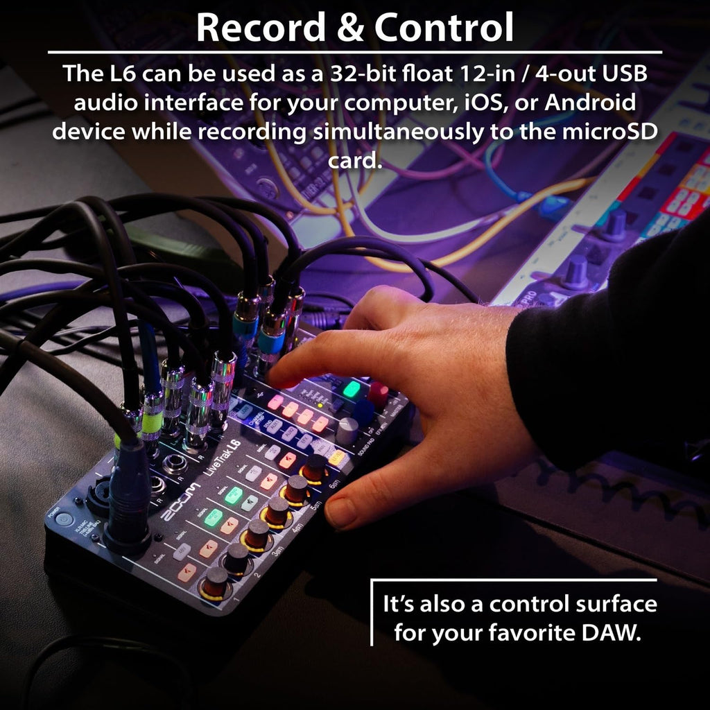6-Channel Digital Mixer and Multitrack Recorder V31026