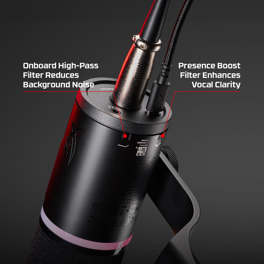 Black XLR USB Dynamic Microphone D232414