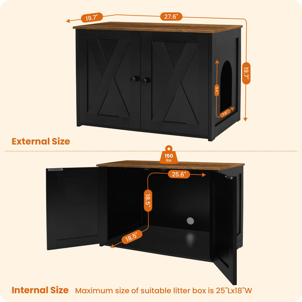 Cat Litter Box Enclosure F2132