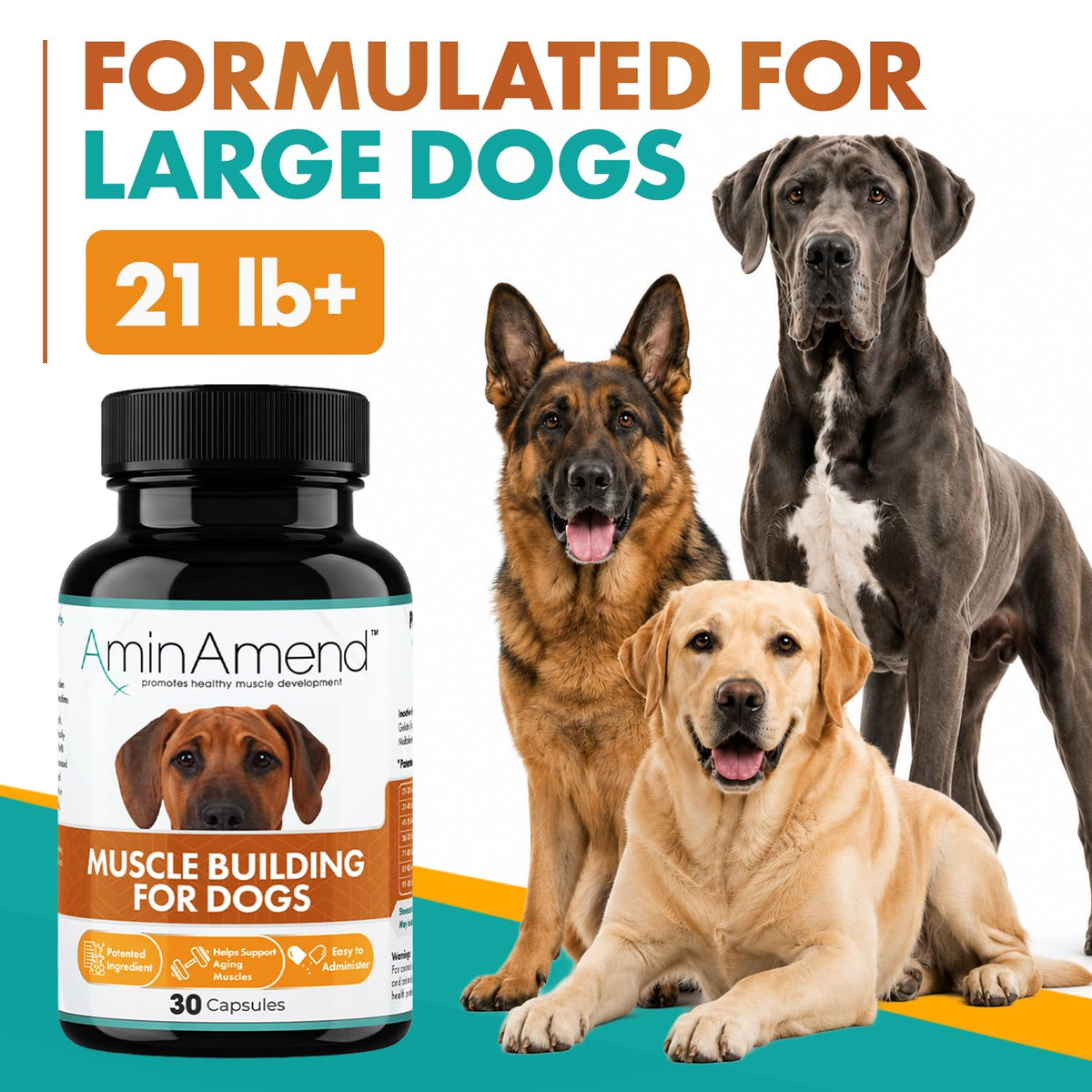 430 mg Muscle Support for Dogs, 30 Ct., 2-Pack J6820