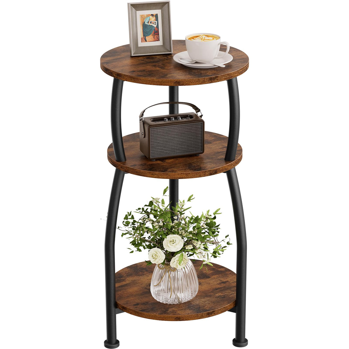 Round 3-Tier Side Table S2596