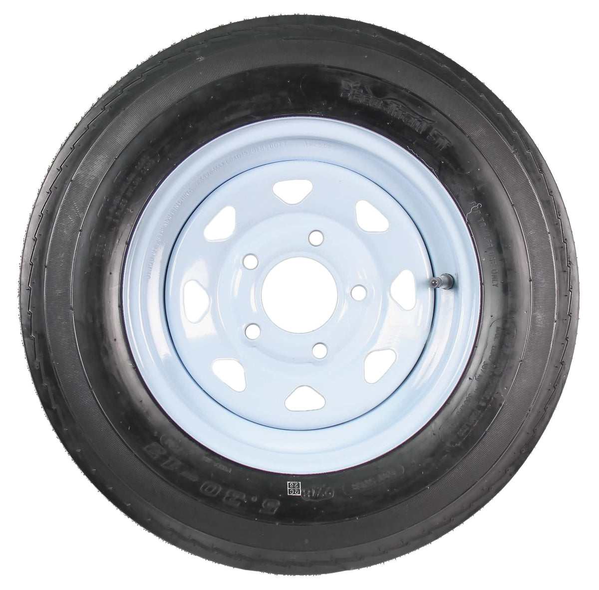 12 Inch 5 Lug Trailer Tire Rim Assembly H67431