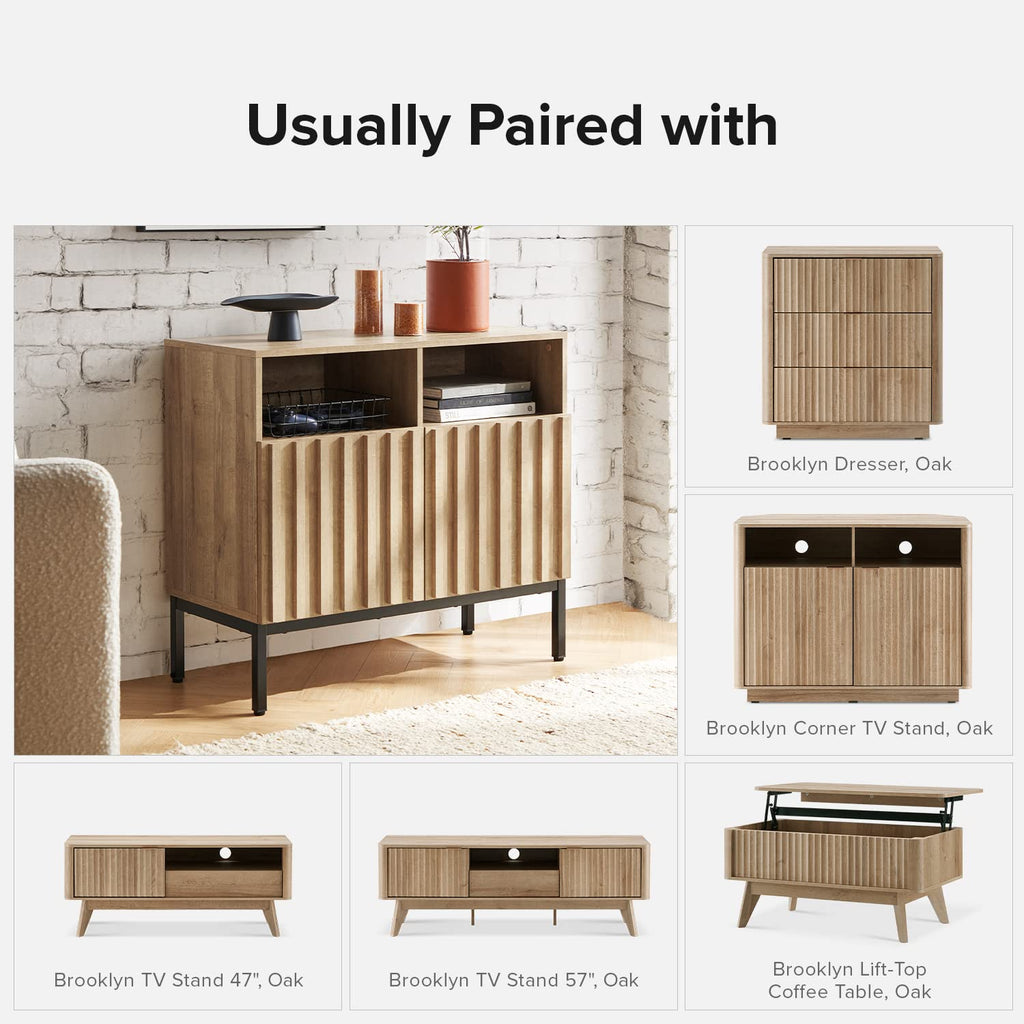 Oak Storage Cabinet Sideboard X743389