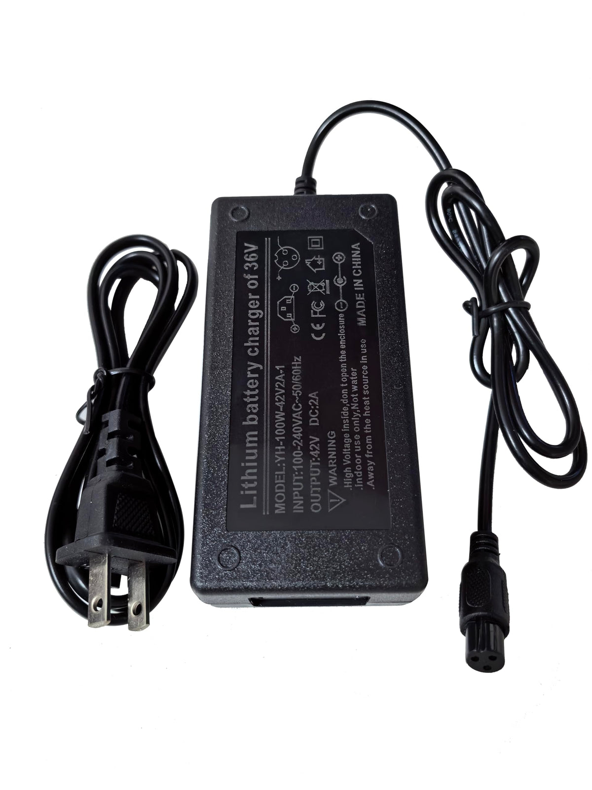 42V 2A Power Adapter with 3-Prong Inline Connector M278432