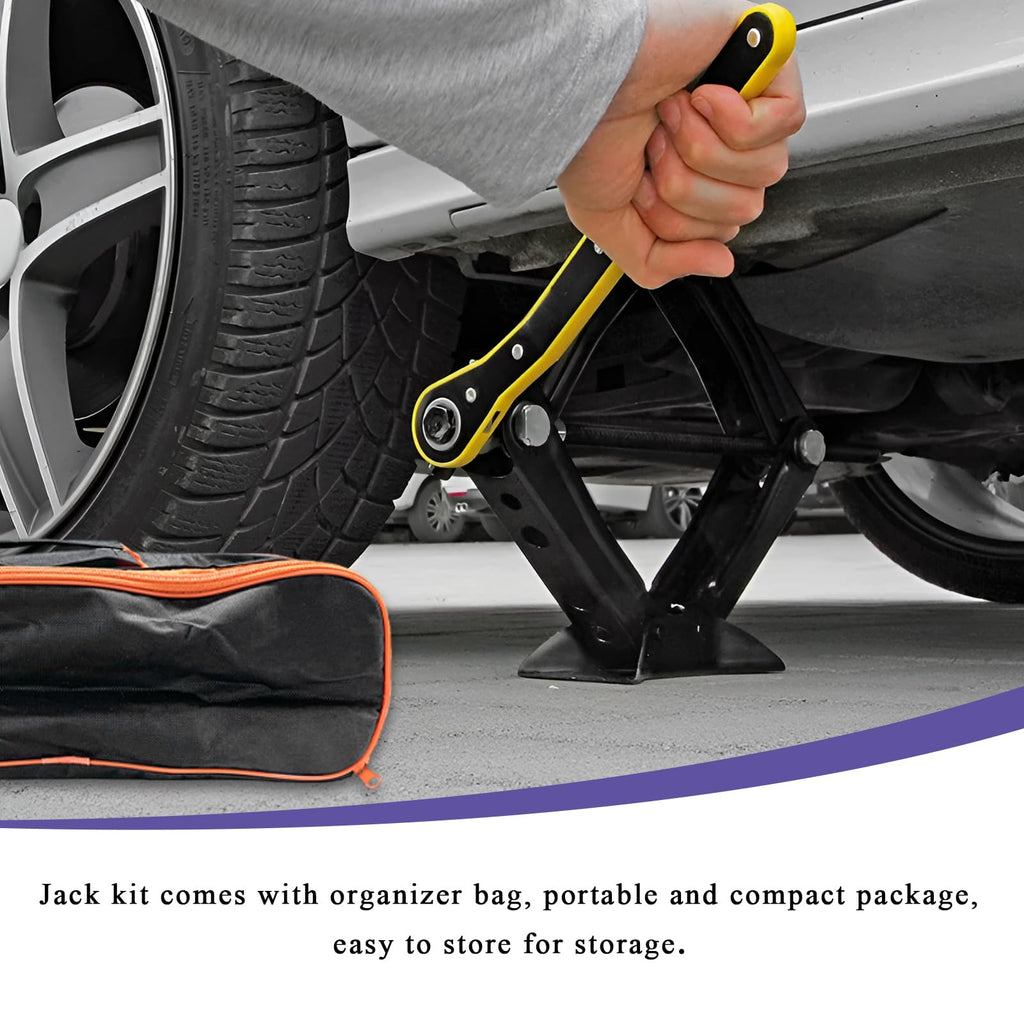 2 Ton Scissor Jack with Lug Wrench Q934