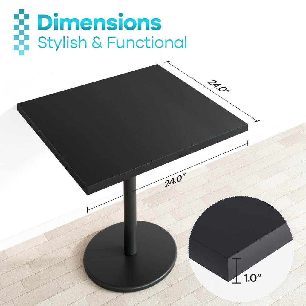 24 x 24 inches Square Melamine Table Top Pack of 2 O44304