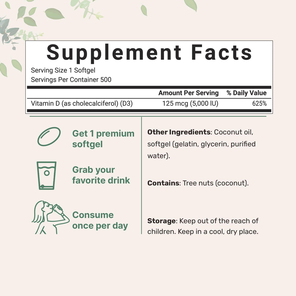 Multi Collagen Protein Powder & Vitamin D3 Bundle Pack U987