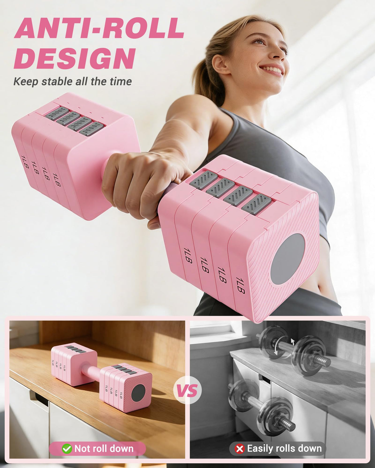 Adjustable Dumbbell Set of 2 O397918