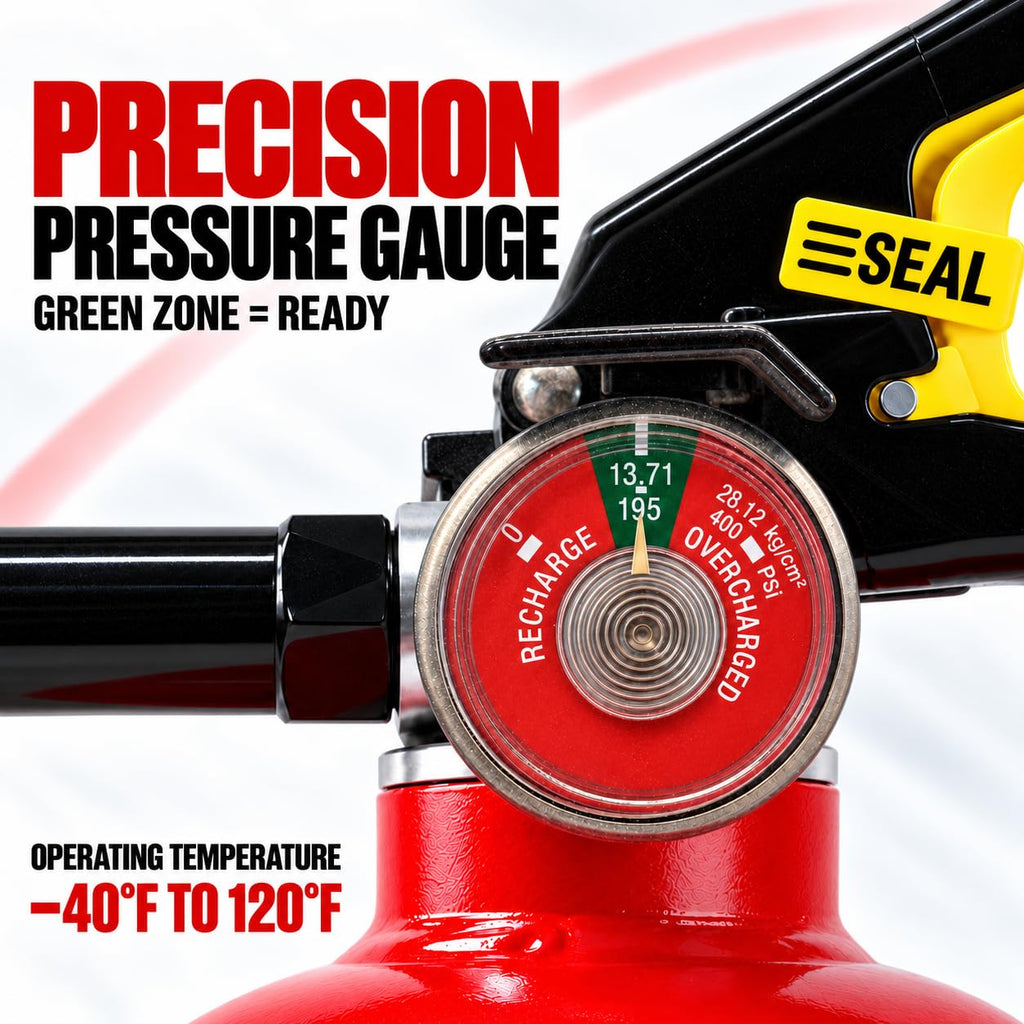 2.5 lb ABC Dry Chemical Fire Extinguishers 4-Pack D7630