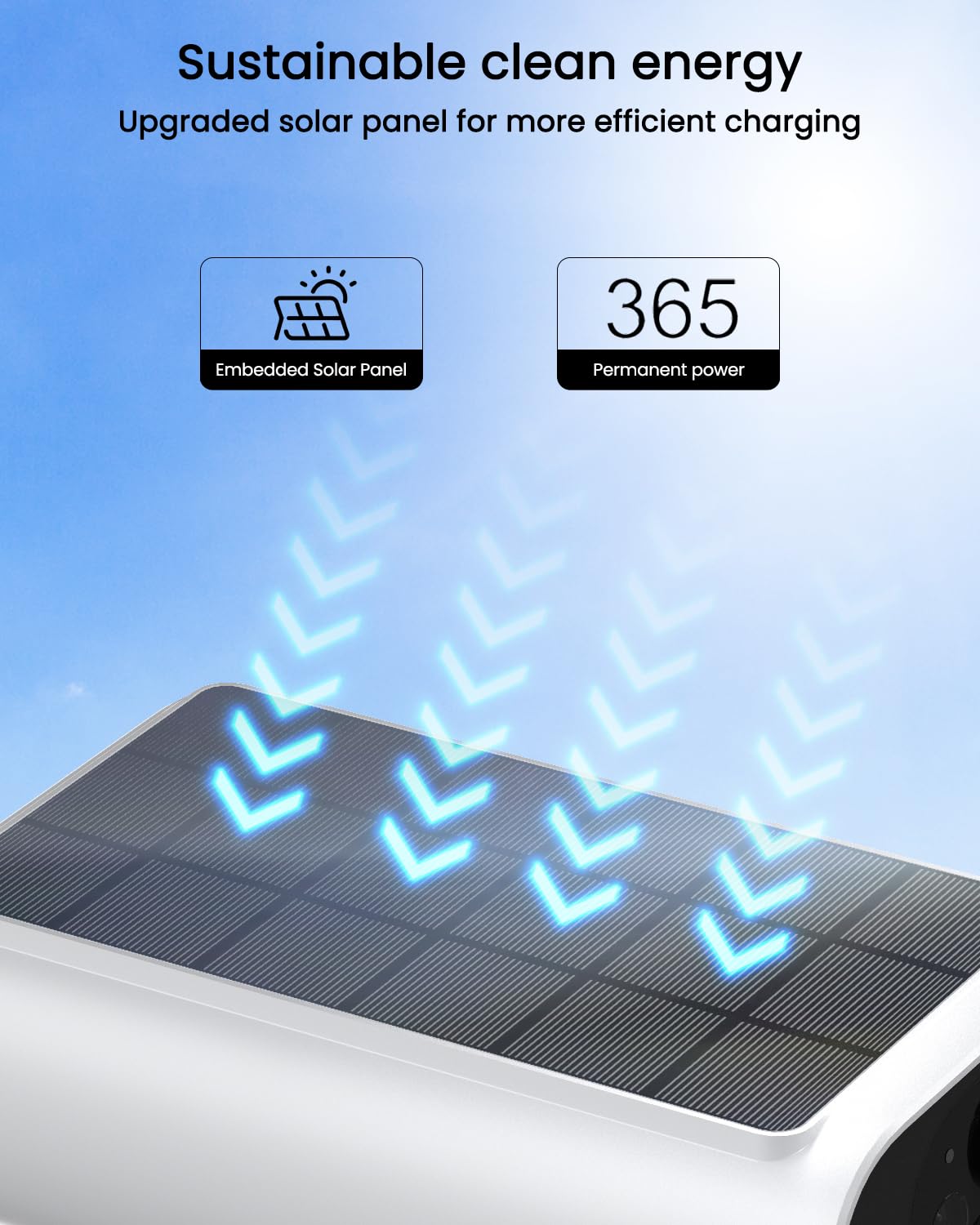 Solar Security Cameras Wireless Outdoor 4MP 2.5K HD F110146