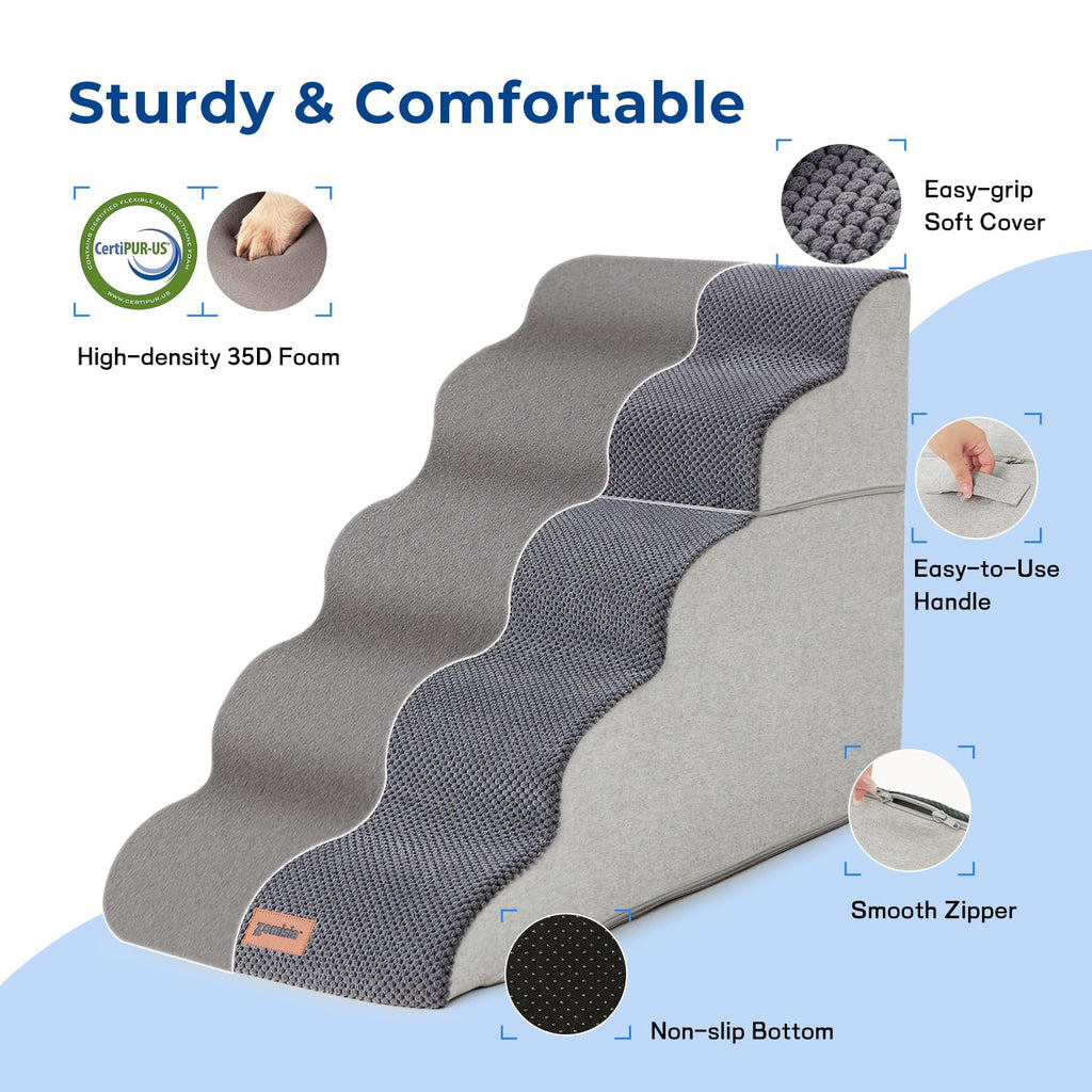5 Step Pet Stairs Grey G153