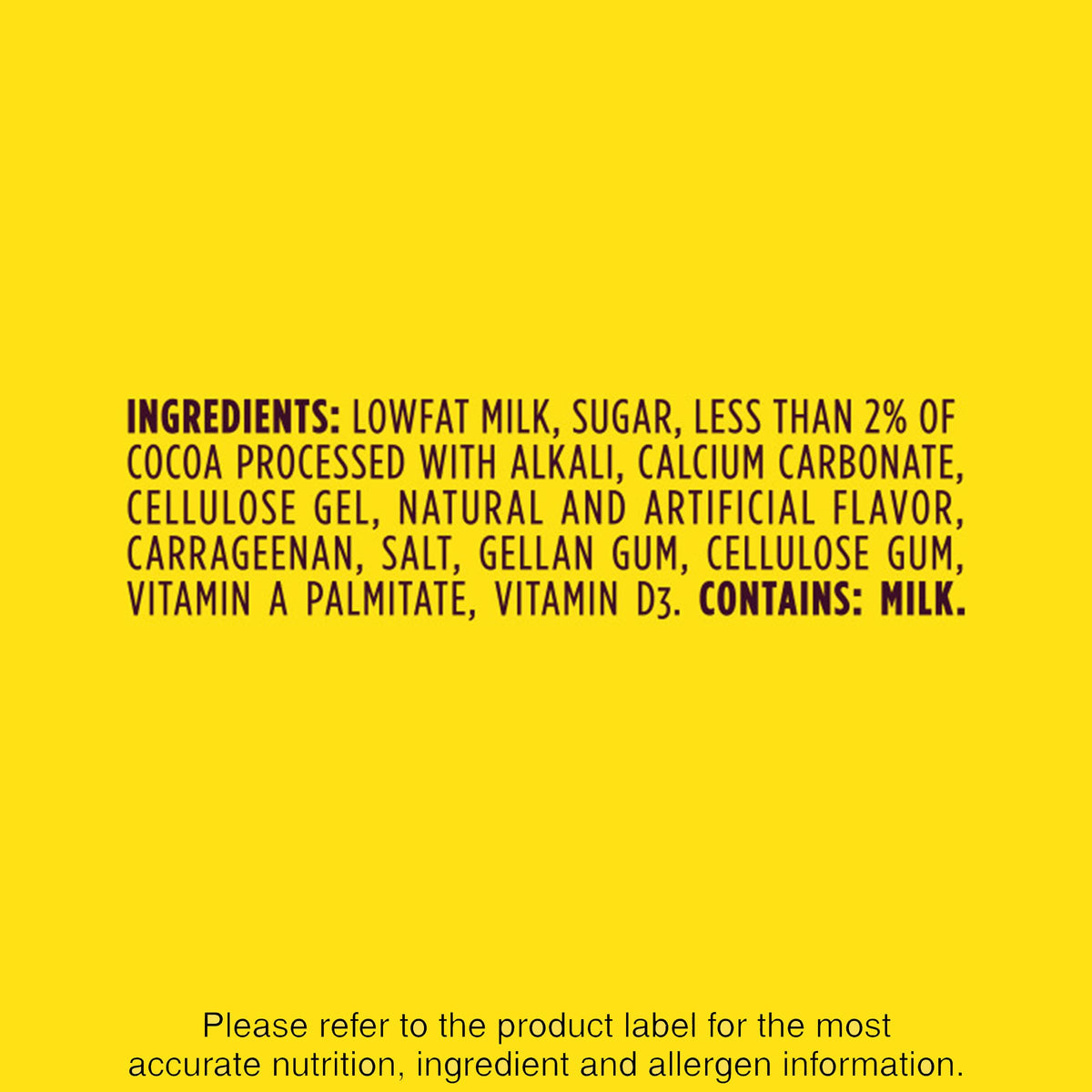 Lowfat Chocolate Milk 8 Fl Oz 12 Pack Y64590