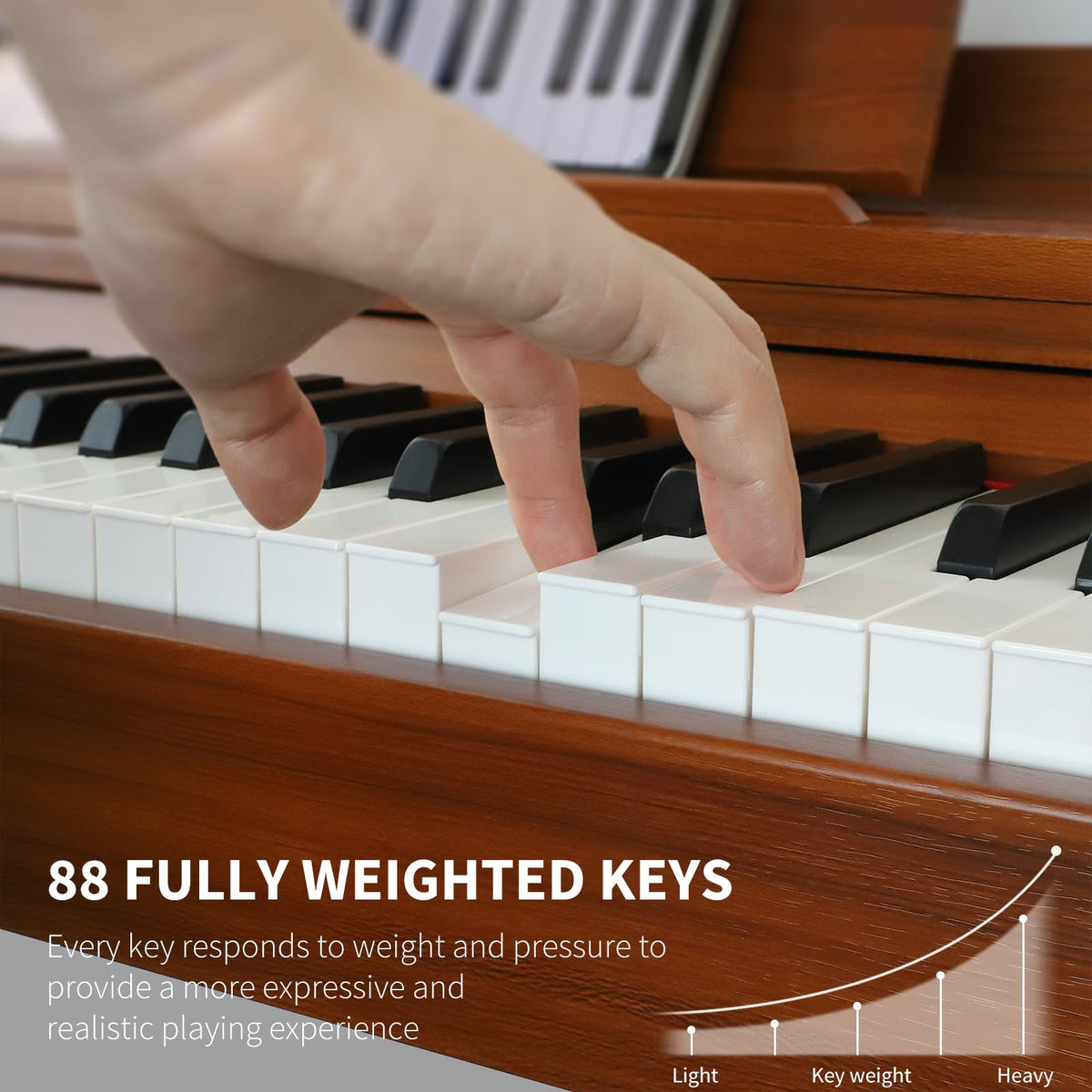 88-key Weighted Hammer-Action Digital Piano B1737