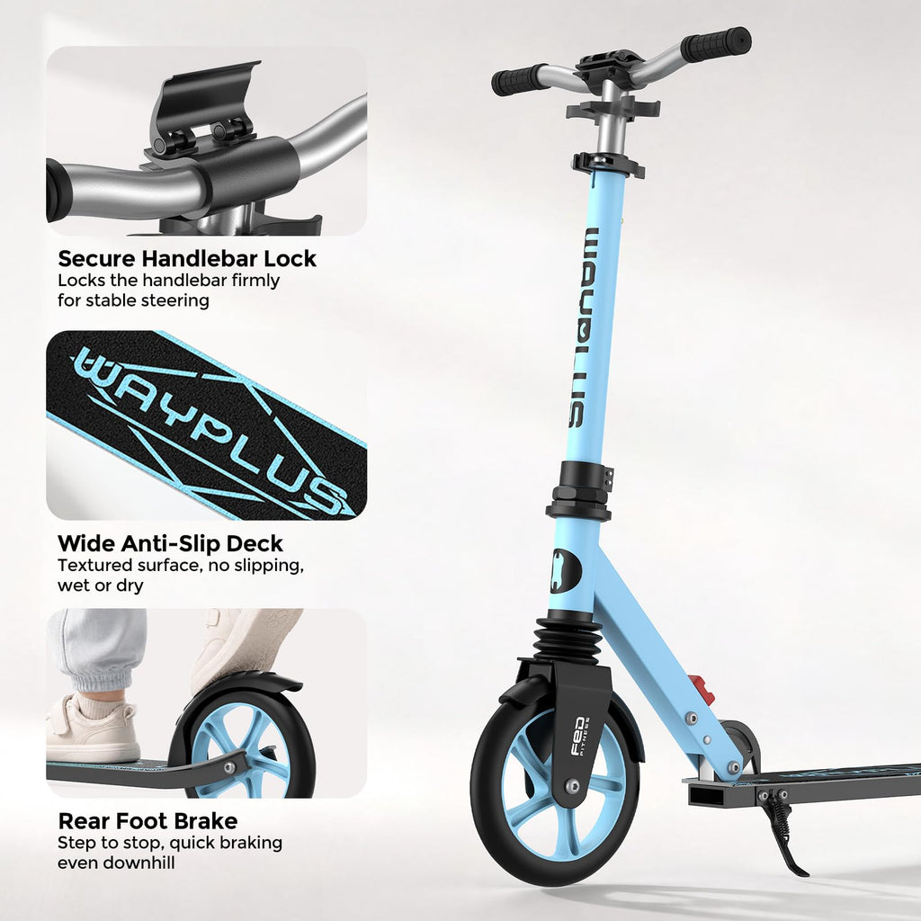 Kick Scooter with 8 Big Wheels Y7594