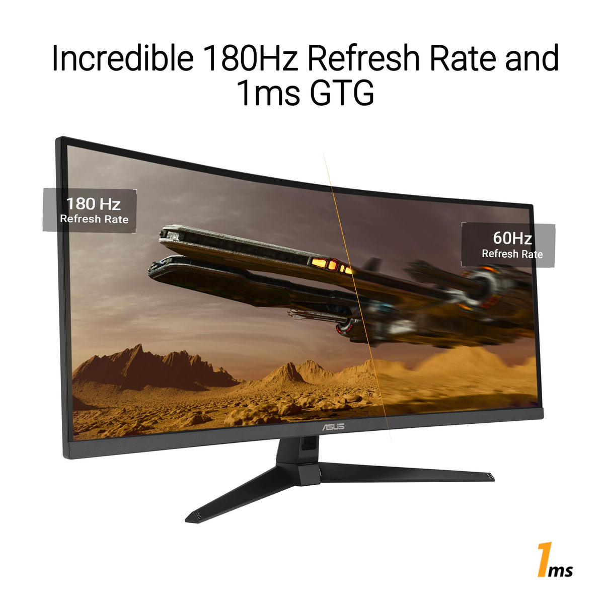34 Inch 1440p 180Hz Ultrawide HDR Gaming Monitor M5387