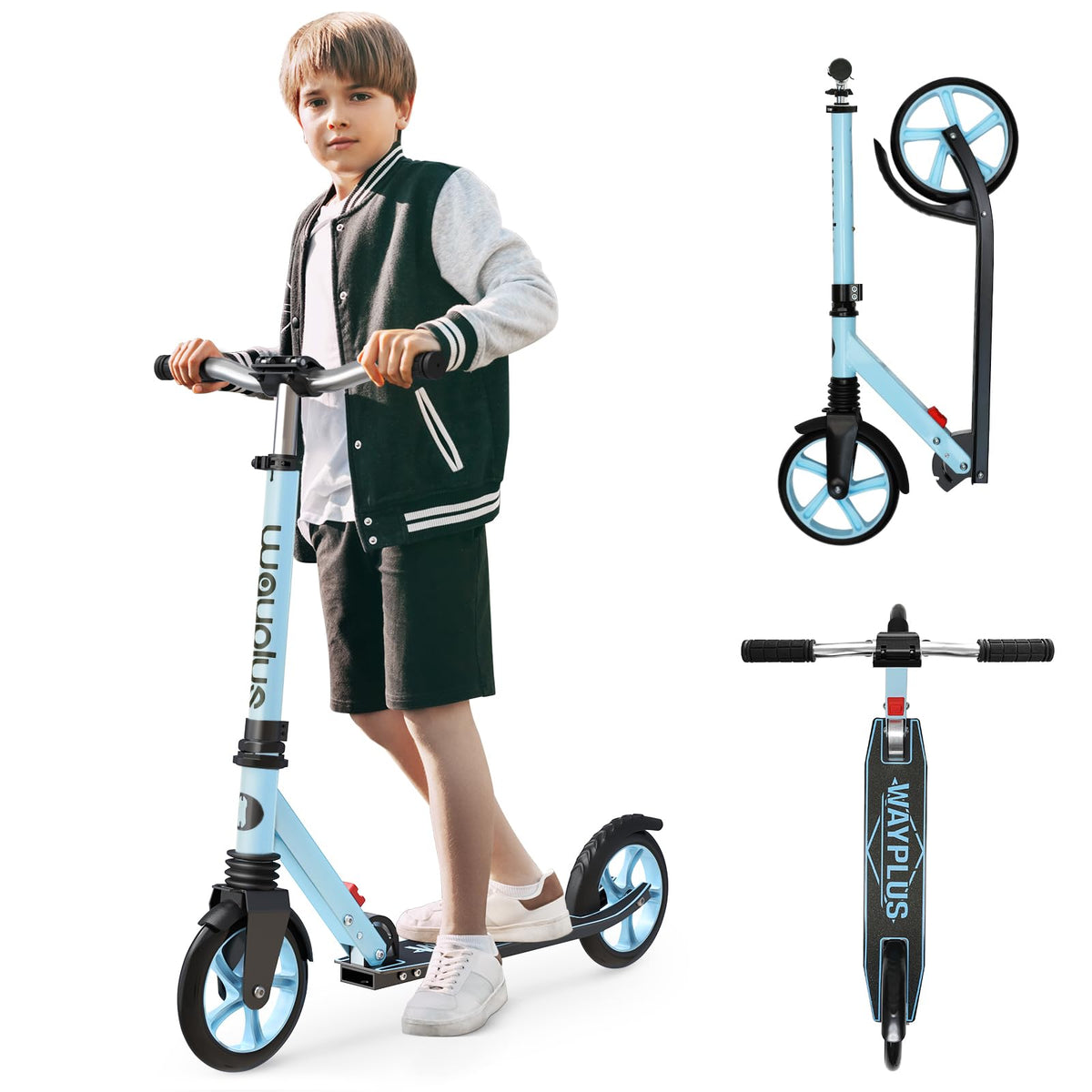 Kick Scooter with 8 Big Wheels Y7594