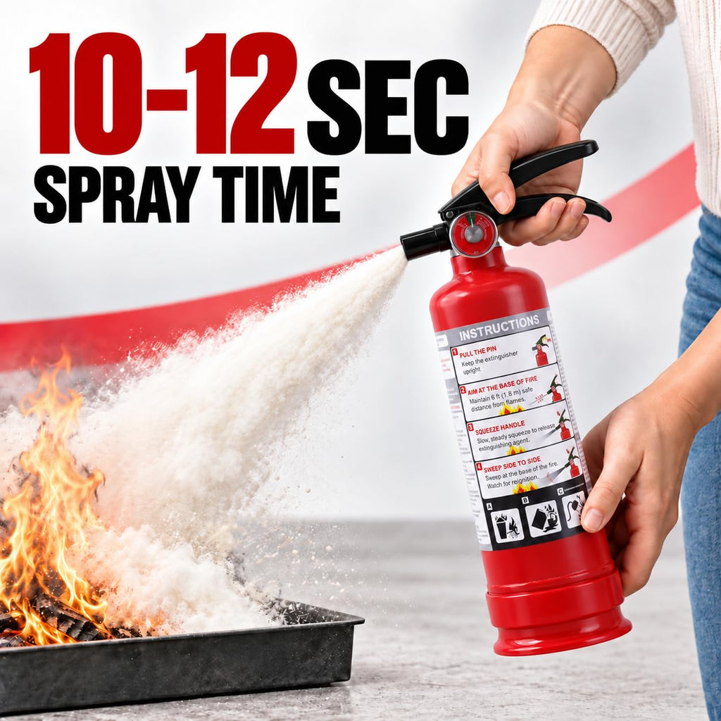 2.5 lb ABC Dry Chemical Fire Extinguishers 4-Pack D7630