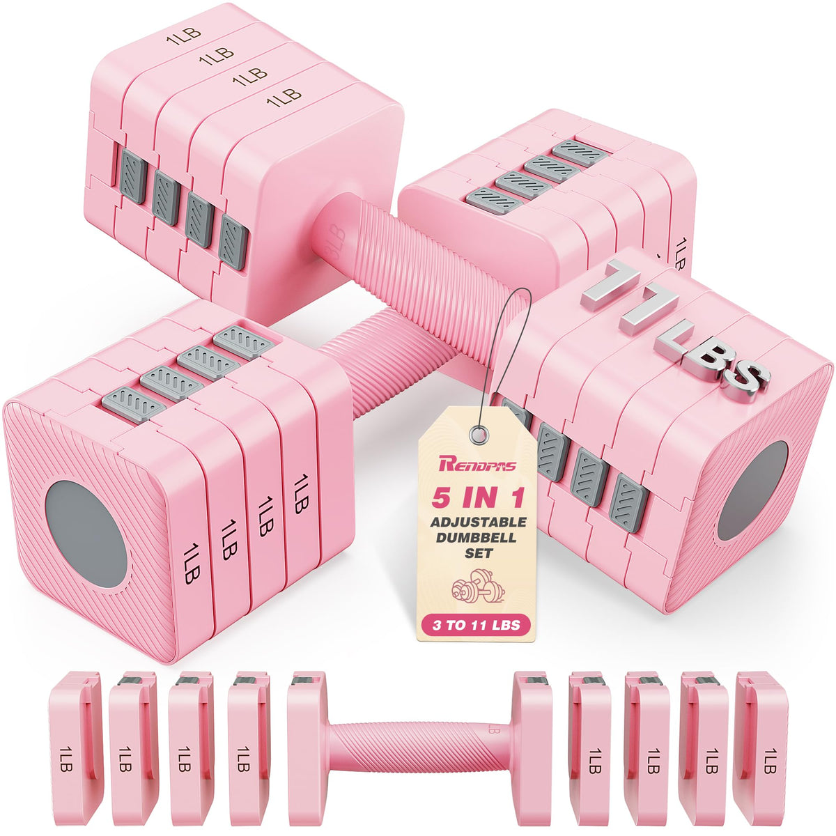 Adjustable Dumbbell Set of 2 O397918