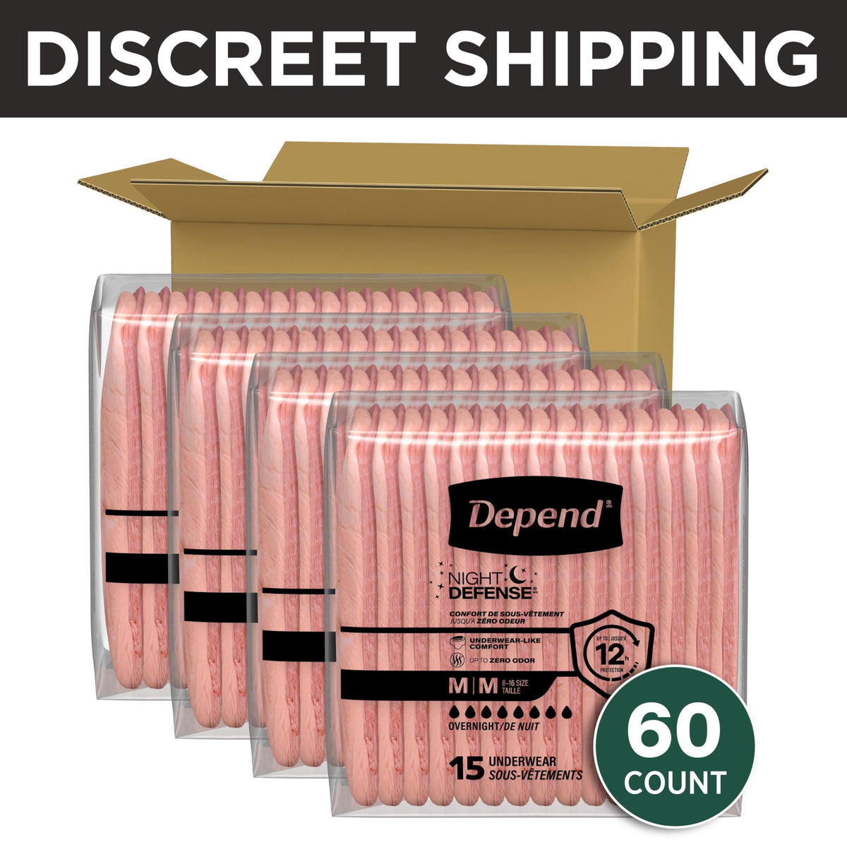Adult Diapers for Women Medium 60 Count W97697