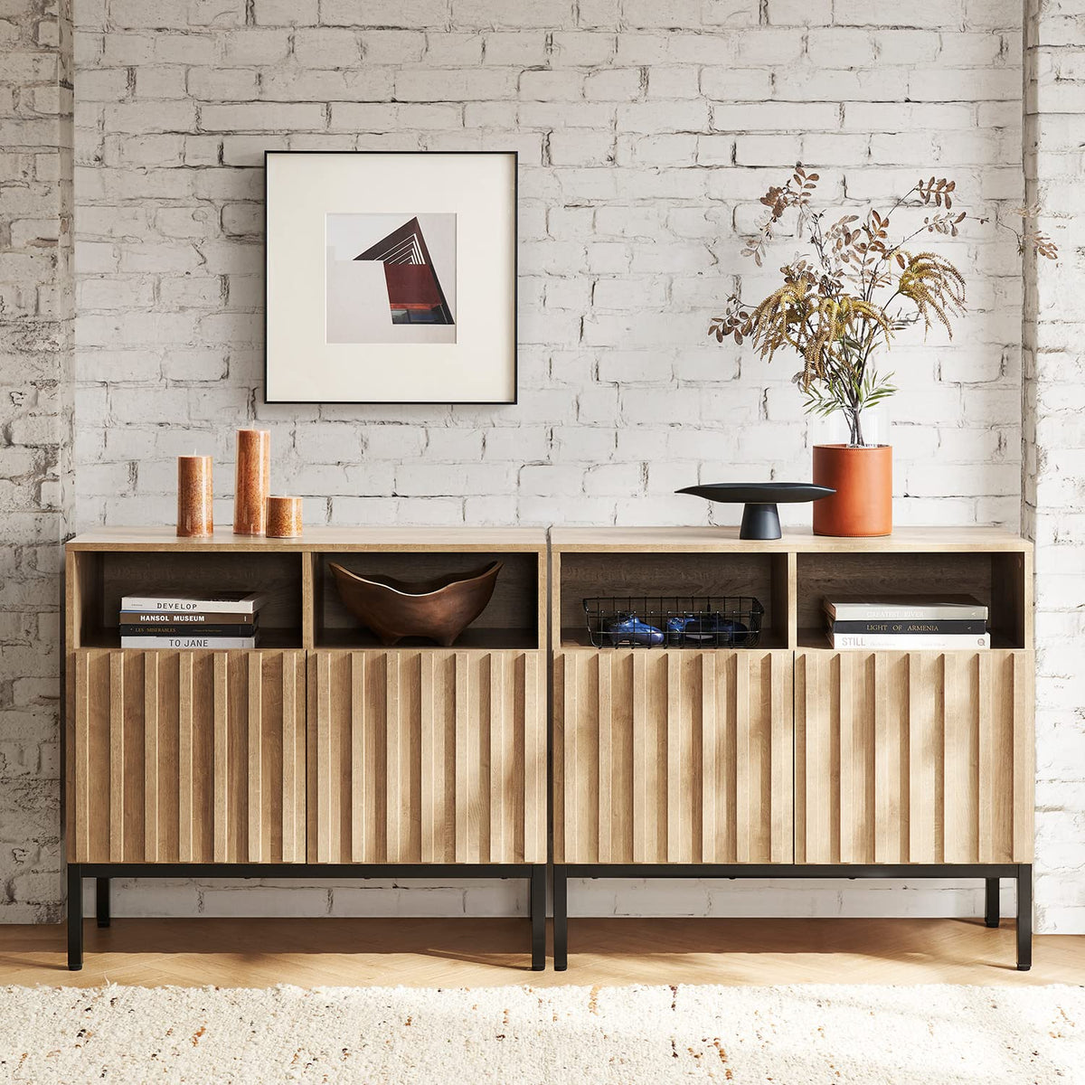 Oak Storage Cabinet Sideboard X743389