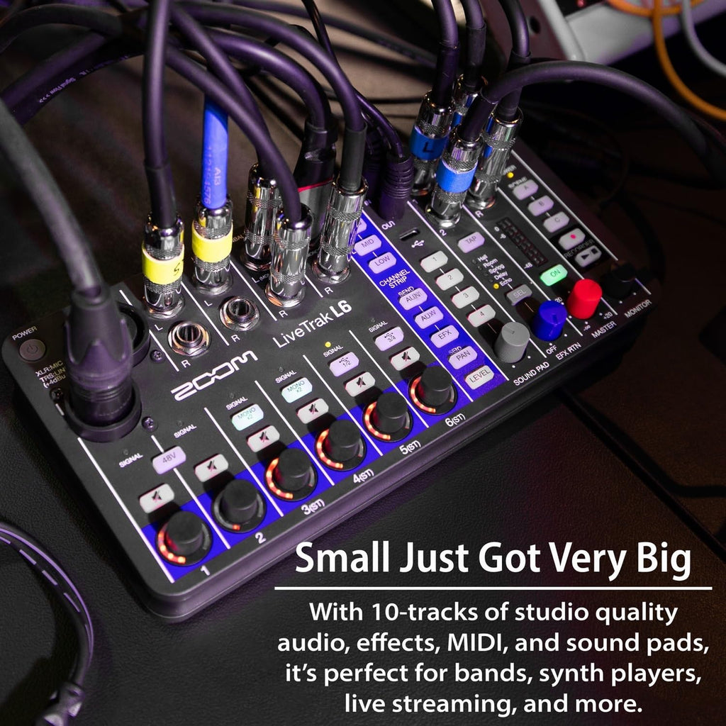 6-Channel Digital Mixer and Multitrack Recorder V31026
