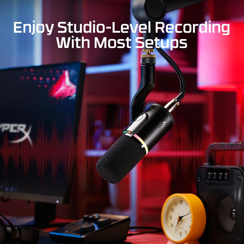 Black XLR USB Dynamic Microphone D232414