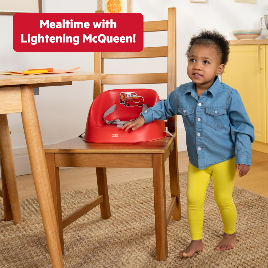 Easy-Clean Baby Booster Feeding Chair with 3-Point Harness J754