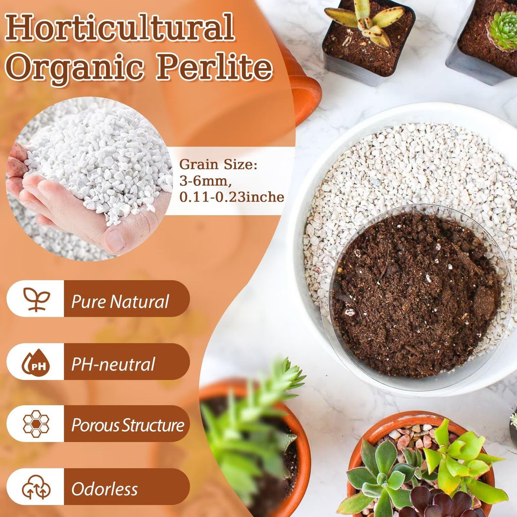 4QT Organic Horticultural Perlite Soil Amendment M69806