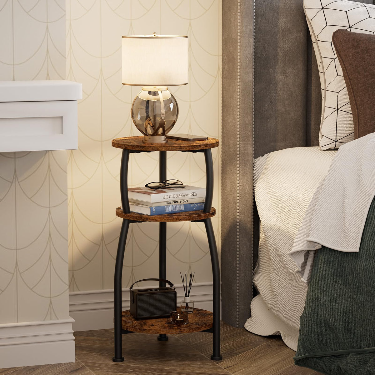 Round 3-Tier Side Table S2596