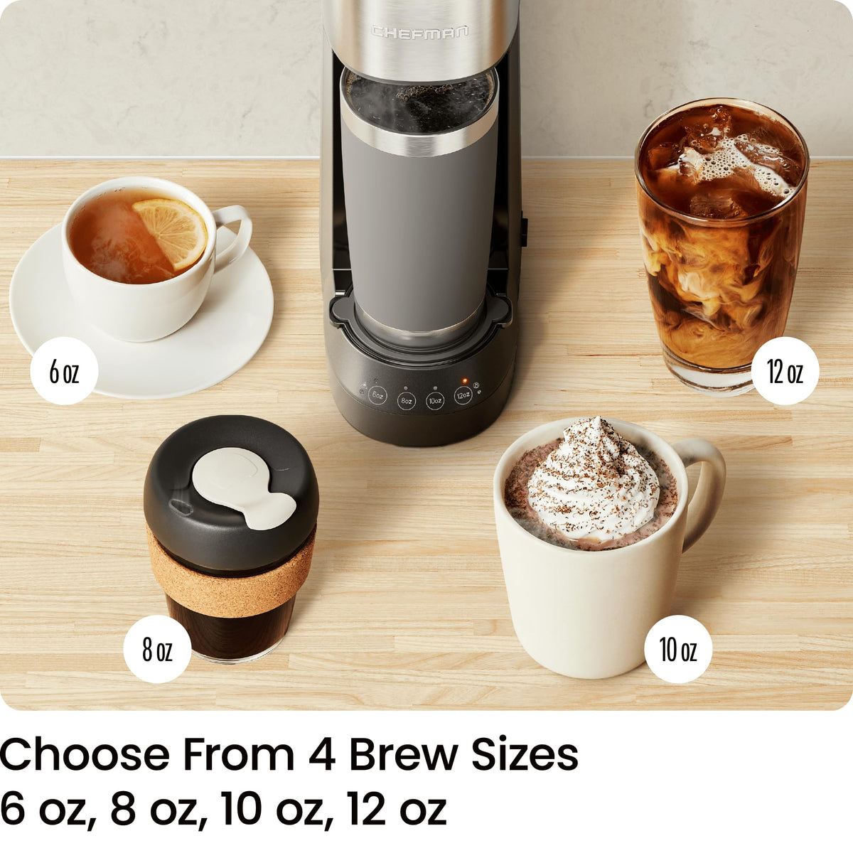 Single Serve Coffee Maker with 40oz Water Reservoir A5838