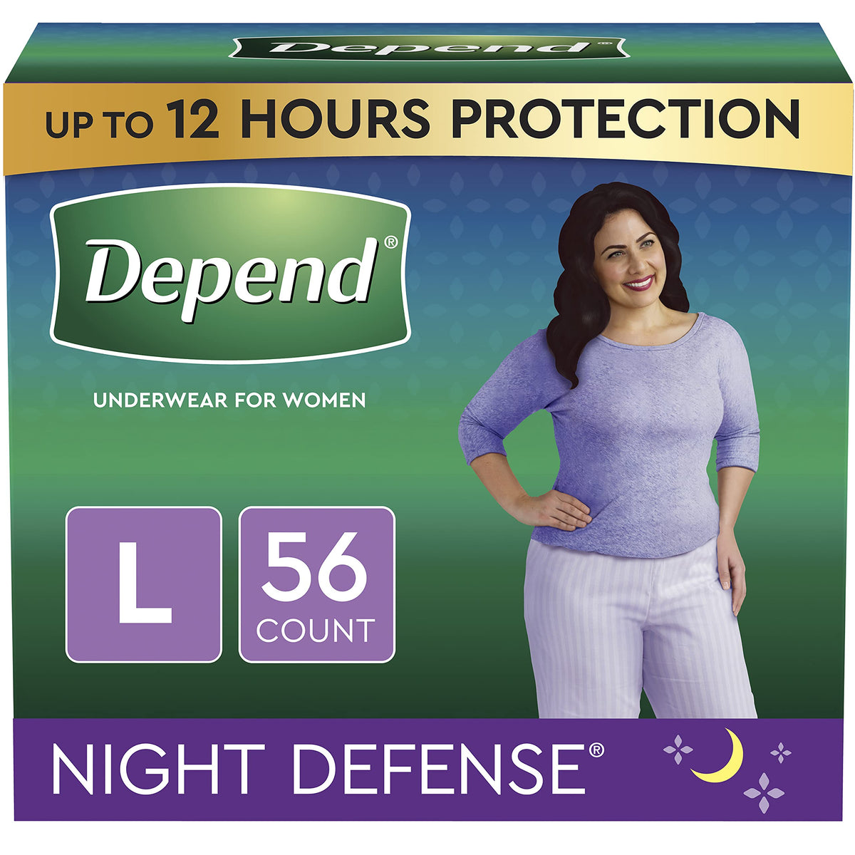 Large Disposable Overnight Incontinence Underwear 14 Count L5742