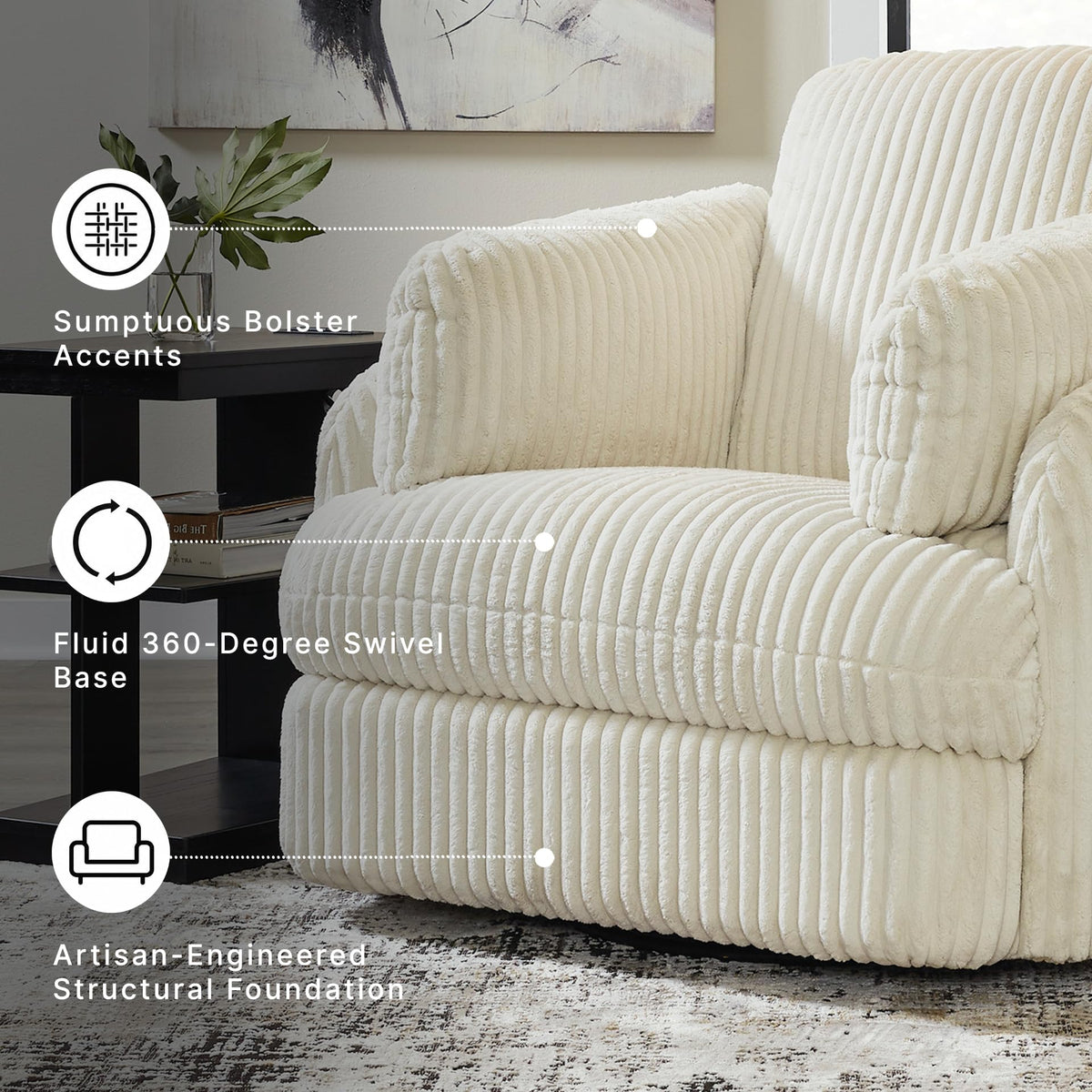 Oversized Swivel Glider Recliner K852