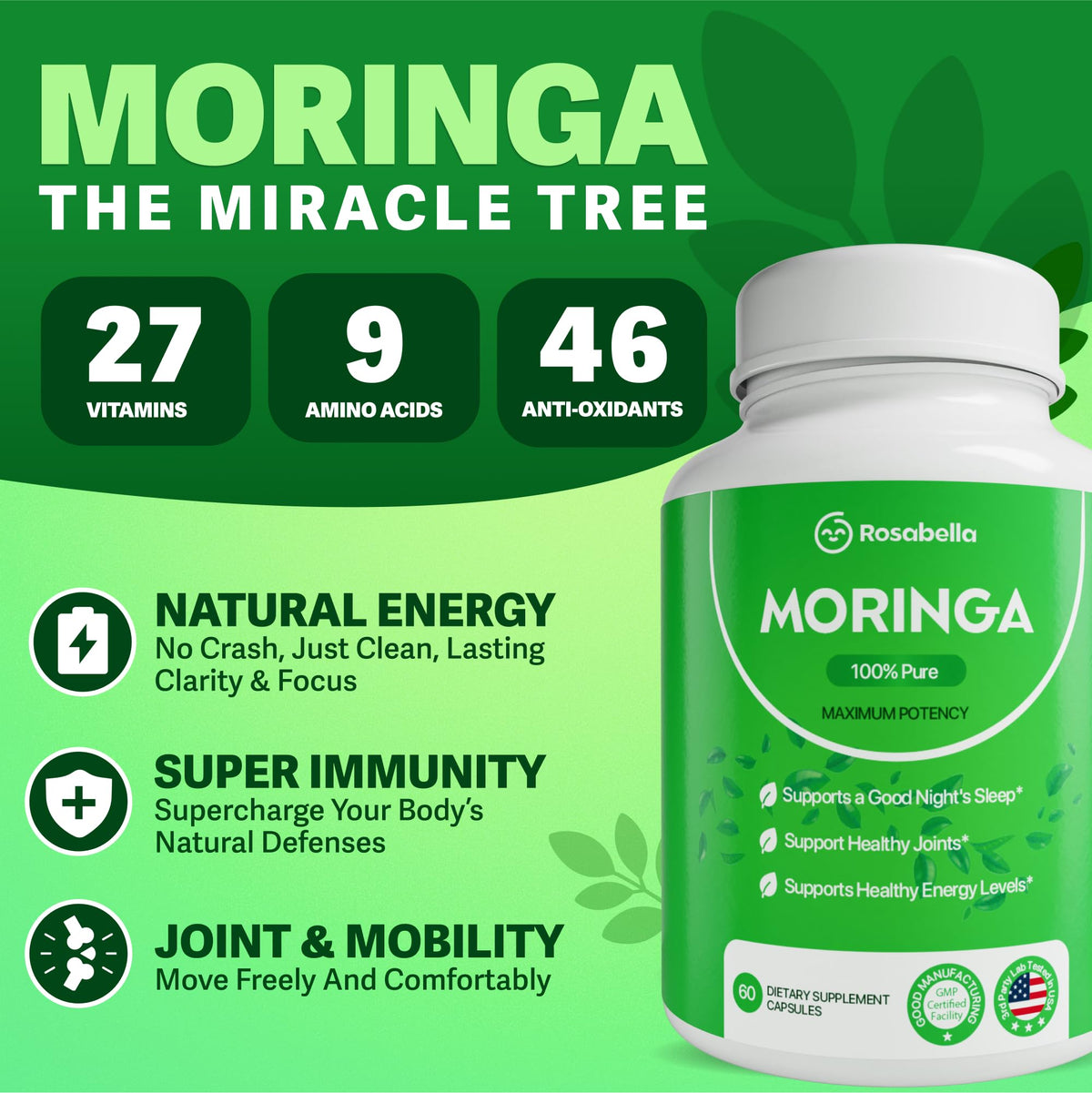 Moringa Capsules 120 Count F264