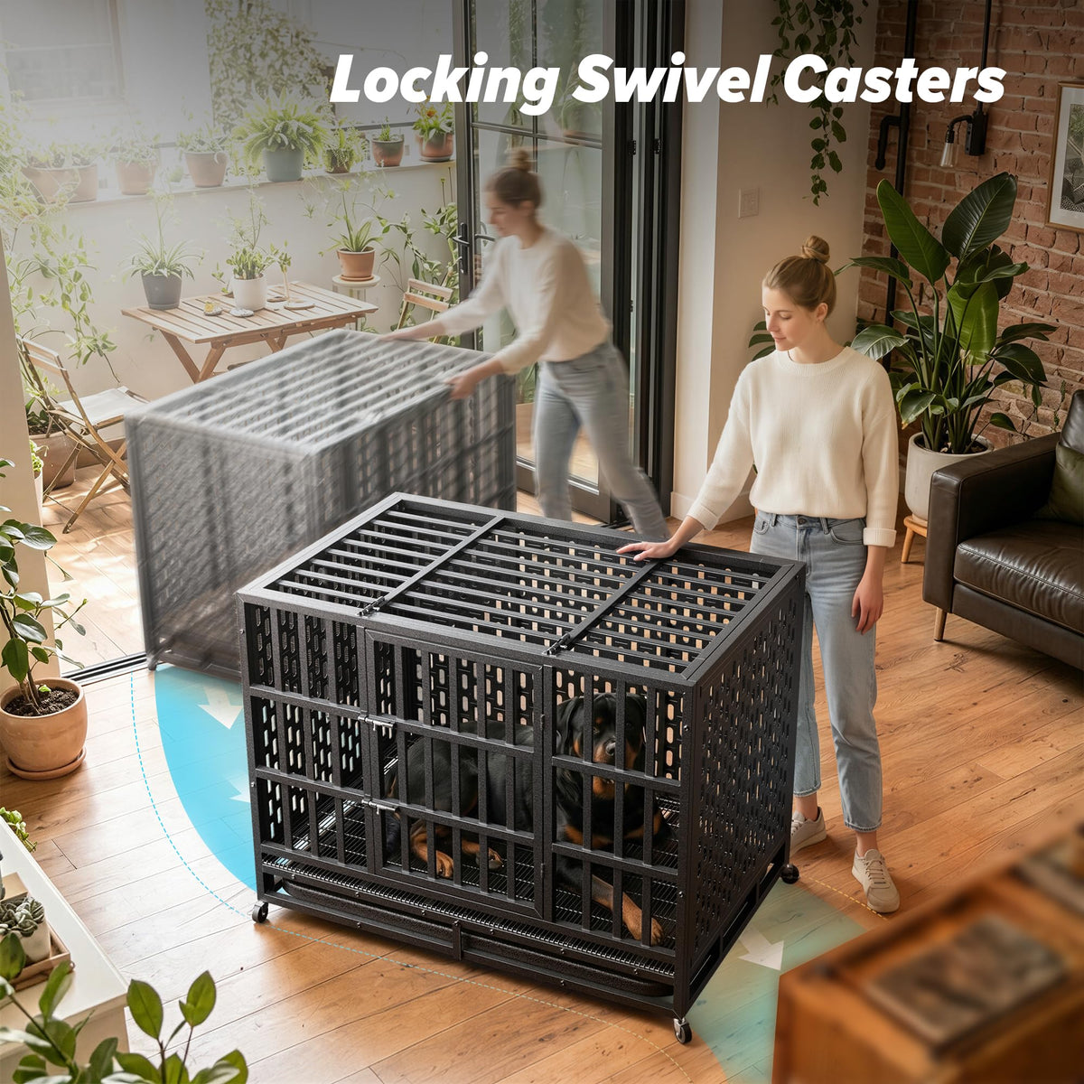 48 Inch Heavy Duty Dog Crate F749137